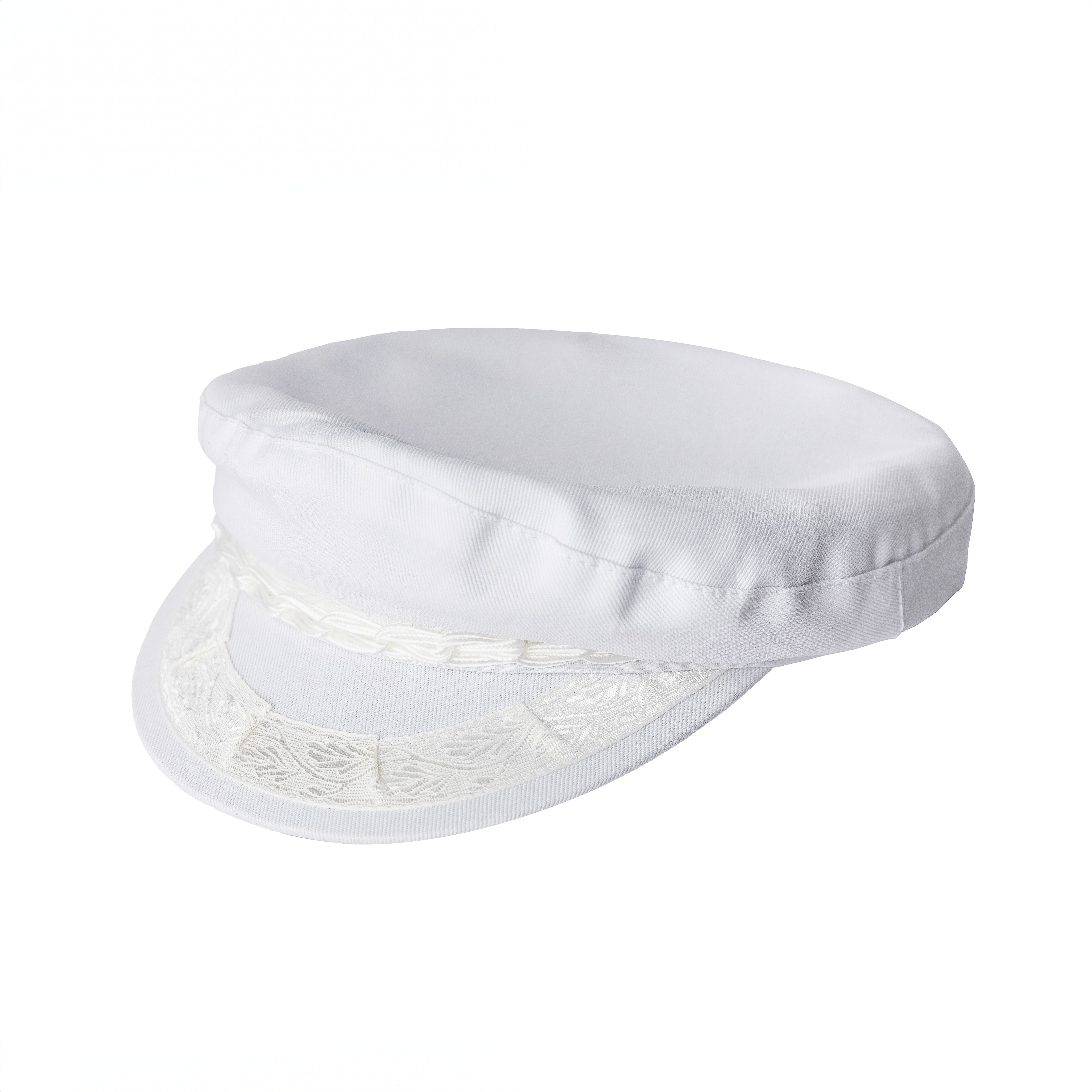White greek fisherman hat discount