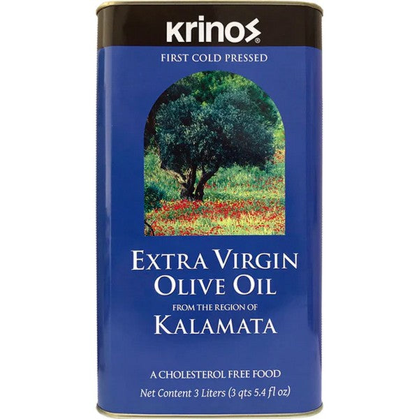 Kalamata Extra Virgin Olive Oil - Krinos - 3ltr Tin