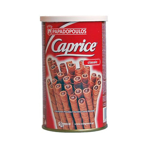 Hazelnut & Cocoa Cream Filled Wafers - Caprice - 400 gr Can