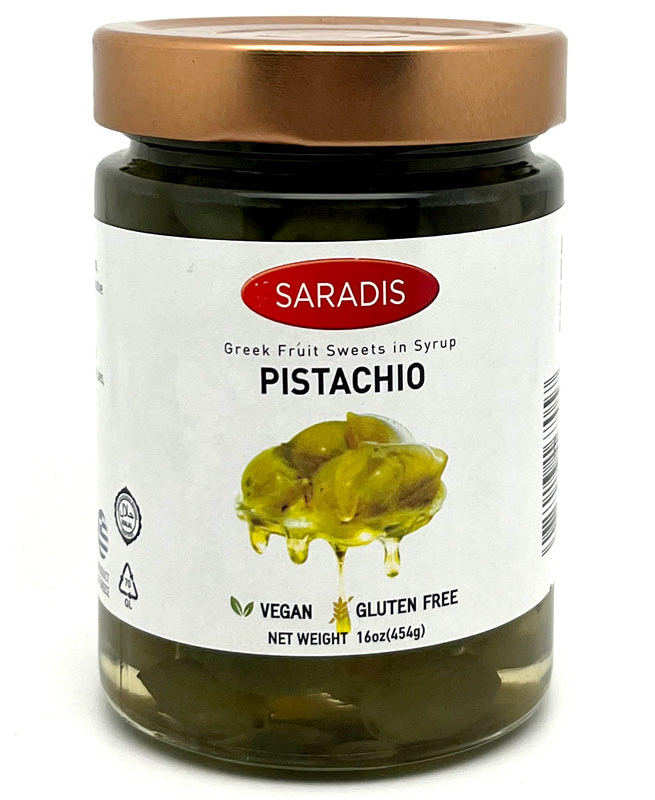Fruit Preserves - Pistachio - Saradis - 1 lb jar – Greek Market
