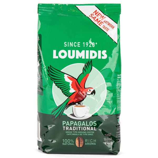Greek Coffee - Papagalos (Loumidis) - 1 lb bag