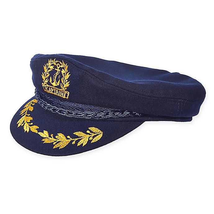 Authentic Greek Captain's Cap - Wool - Navy