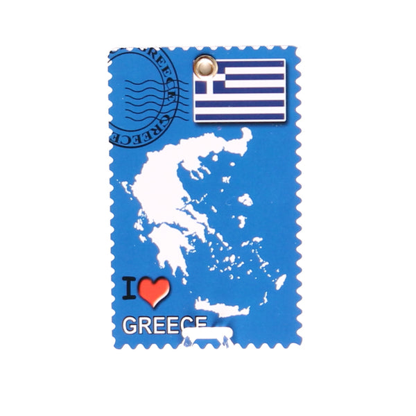 Luggage Tag - Postage Stamp - 1 pc