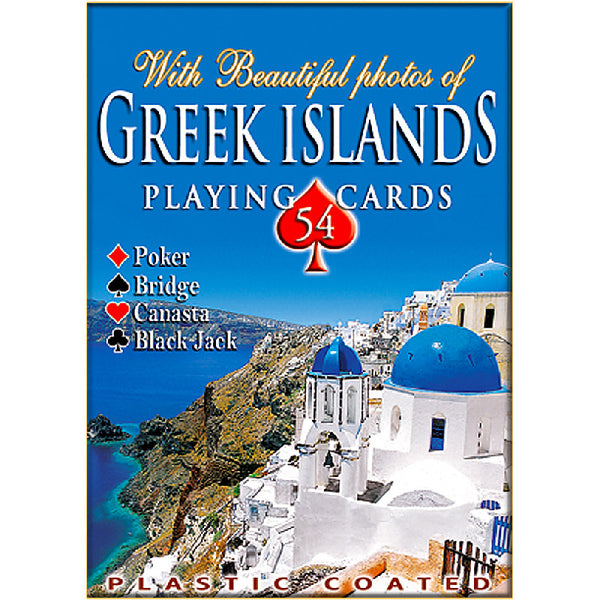 Playing Cards - Greek Islands - 1 deck