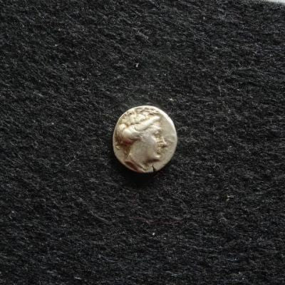 Greek Silver Coin - Head Of Histiaia - 1 pc