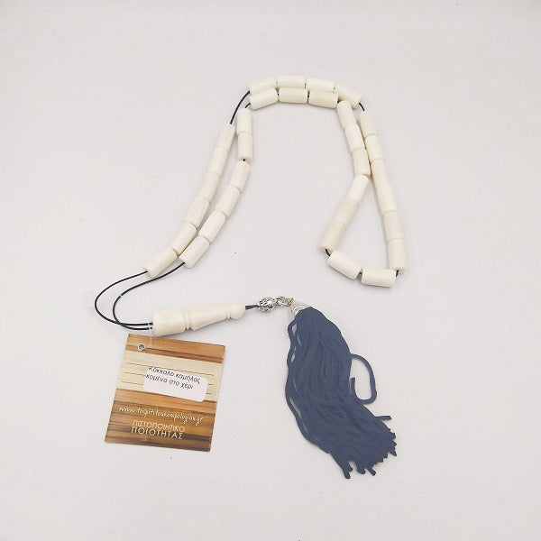 Worry Beads With Tassel - Camel Bone