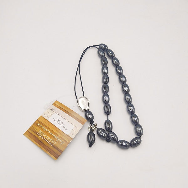 Worry Beads - Oval Hematite