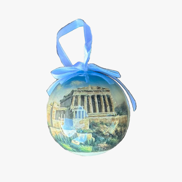 Greek Christmas Tree Ball - Acropolis