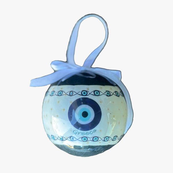 Greek Christmas Tree Ball - Evil Eye