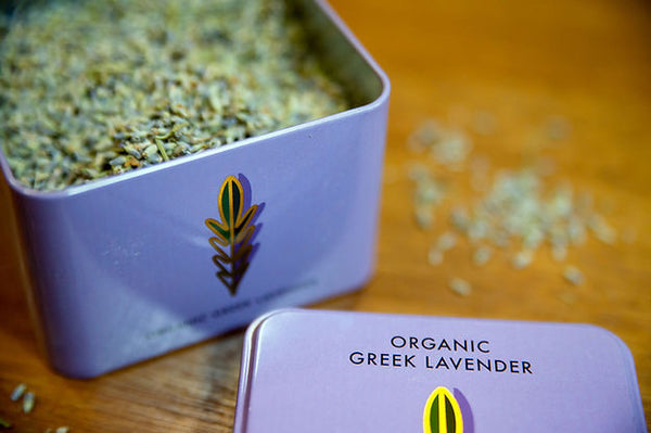 Organic Greek Lavender Tea - 7Senses - 40 gr tin