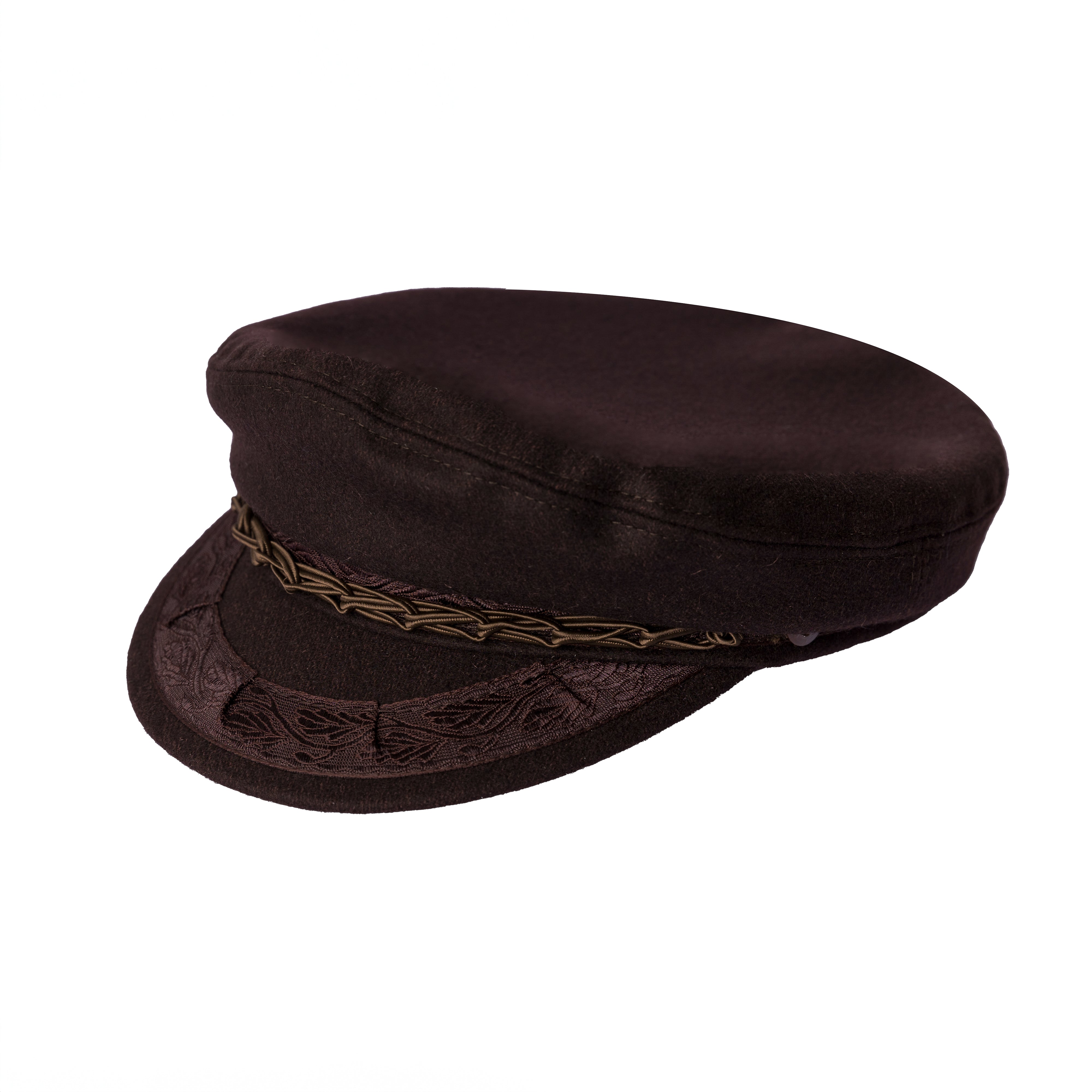 Authentic Greek Fisherman's Cap - Wool - Brown