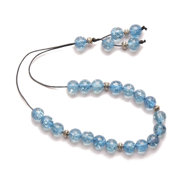 Worry Beads - Classic - Transparent Light Blue - 1 pc.