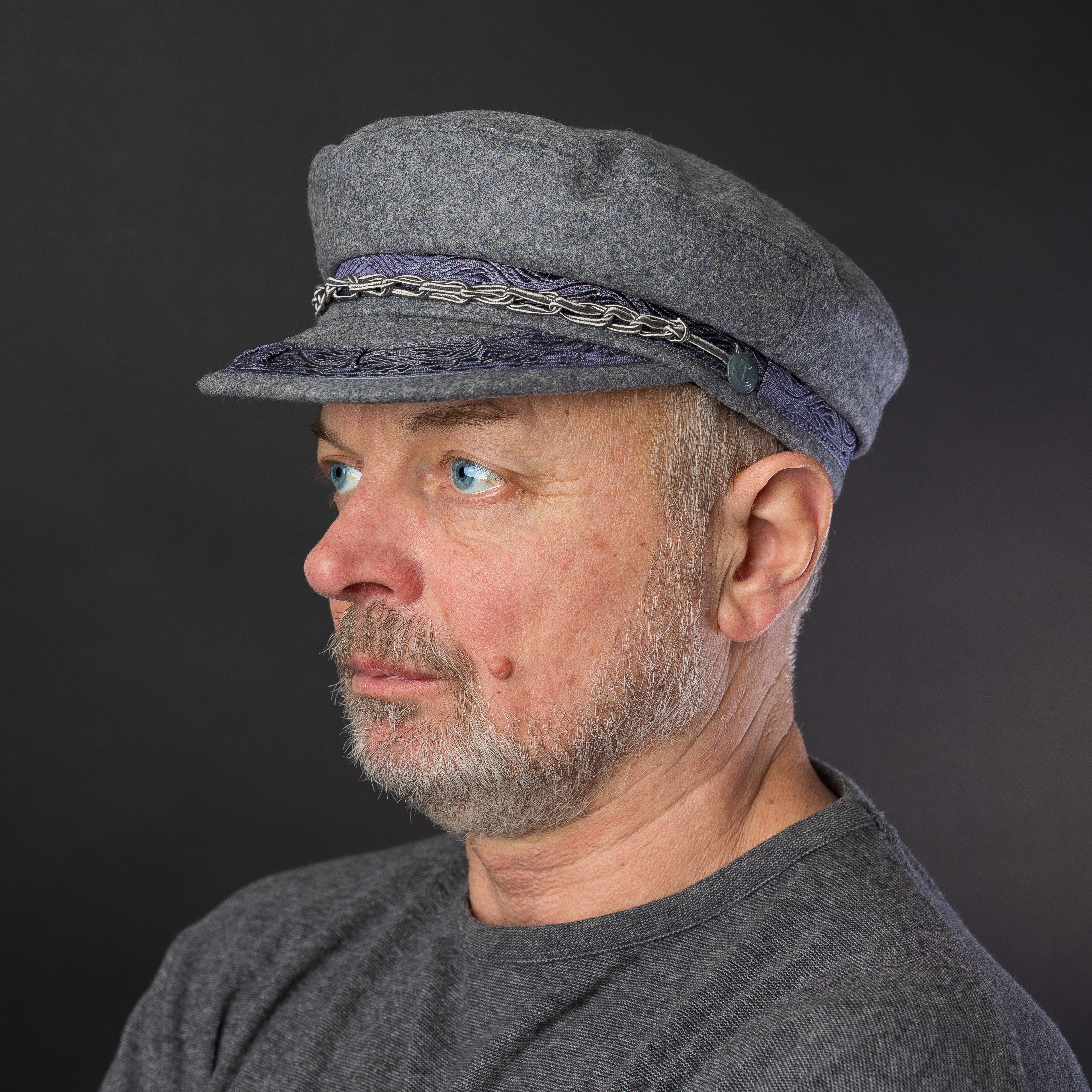 Authentic Greek Fisherman's Cap - Wool - Grey – Greek Market