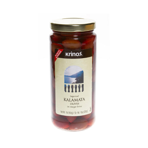 Kalamata Olives - Krinos - 1 lb jar