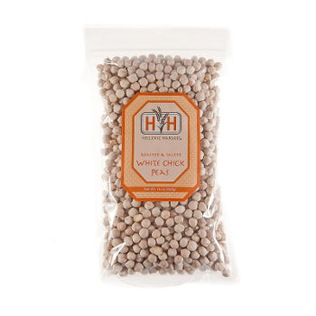 White Chick Peas - Roasted  Salted - Hellenic Harvest - 1 lb. bag