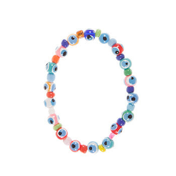 Children's Stretch Evil Eye Bracelet - Multicolor - 1 pc