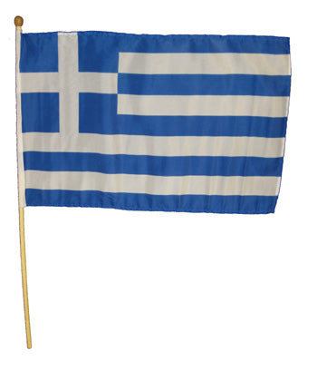 Greek Flag - Large - 12'' x 18'' - 1 pc
