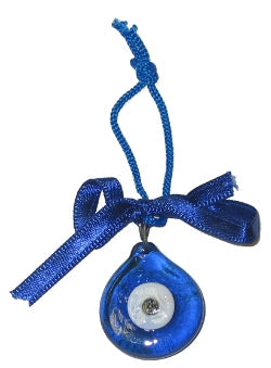 Christmas Tree Ornament - Evil Eye - Small Round - 1 pc