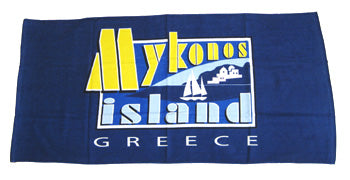 Greek Beach Towel - Mykonos Island - 1 pc