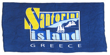 Greek Beach Towel - Santorini Island - 1 pc