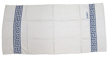 Greek Beach Towel - Sparti - Greek Key - White - 1 pc