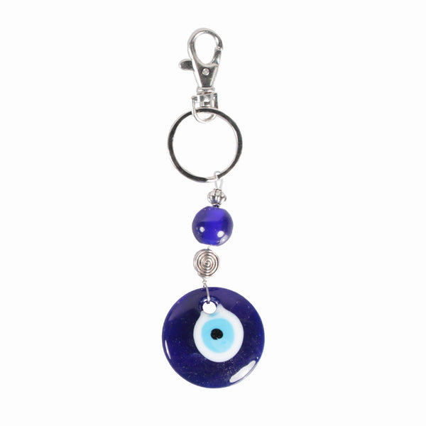 Lucky Eye Keychain with Clasp - 1 pc