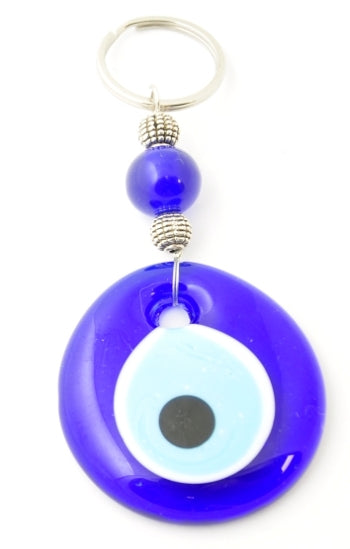 Large Lucky Eye Keychain - Blue - 1 pc