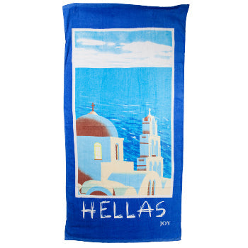 Greek Beach Towel - Greek Island - Hellas - 1 pc