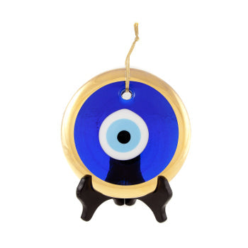 Hanging Lucky Eye Charm - 5" - Gold - 1 pc