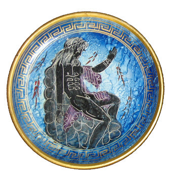 Ceramic Plate - 9.25'' - Perle - Blue - 1 pc