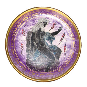 Ceramic Plate - 9.25'' - Perle - Purple - 1 pc
