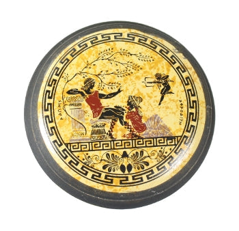 Ceramic Jewelry Holder - 3.5'' Diameter - Stamped - 1 pc