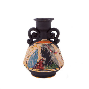 Greek Vase - Ceramic - 4" - 1 pc