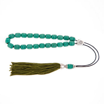 Green Incense Worry Beads - 1 pc.