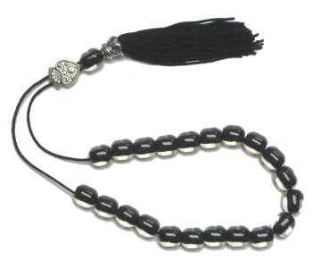 Worry Beads With Tassel - Clear - 1 pc.