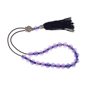 Worry Beads With Tassle - Lavender - 1 pc.