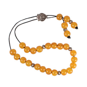 Worry Beads - Classic - Orange Round - 1 pc.