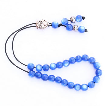 Worry Beads - Classic - Light Transparent Blue - 1 pc.