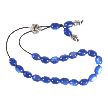 Worry Beads - Classic - Blue Diamonds - 1 pc.