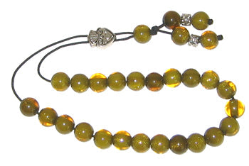 Worry Beads - Classic - Round Olive - 1 pc.