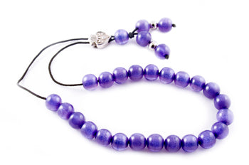 Worry Beads - Classic - Lavender Sparkle - 1 pc.
