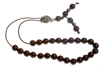Worry Beads - Classic - Small Black Beads - 1 pc.